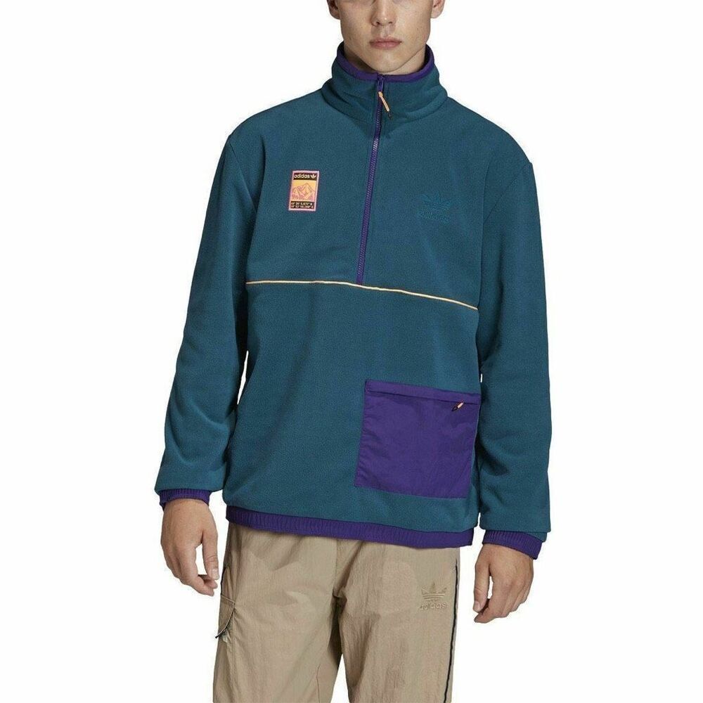 Adidas Adiplore Polar Half Zip Sweatshirt